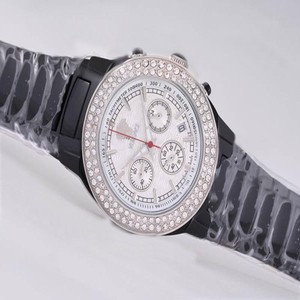 Versace Dv One 2702 Round Quartz Chronograph White Dial Watch