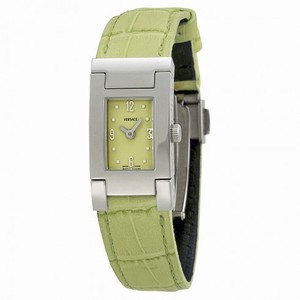 Versace Fifth Lady Green Dial Green Leather Ladies Watch ASQ99D220-S220