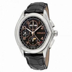 Versace Master Black Dial Black Leather Men's Watch 20A99D009  S009