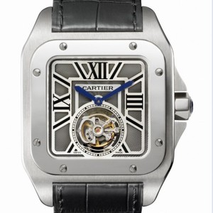 Cartier Santos 100 Flying Tourbillion Men's Watch W2020017