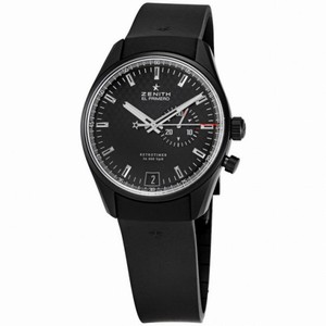 Zenith El Primero Retrotimer Black Carbonfiber Chronograph Men's Watch 752030405521R580
