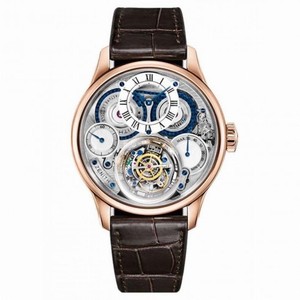 Zenith Academy Mechanical Skeleton Dial Brown Leather Men's Watch 18.2212.8805/36.C713