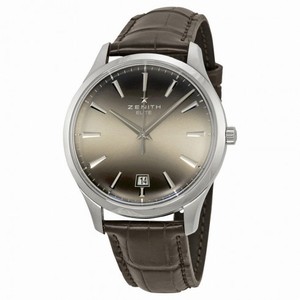 Zenith Captain Palladium Fume Brown Alligator Men's Watch 03.2020.670/22.C498