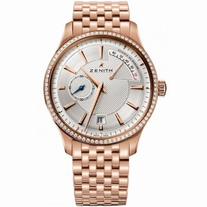 Zenith Captain Power Reserve Silver Dial 18kt Rose Gold Men's Watch 22.2120.685/02.M2120