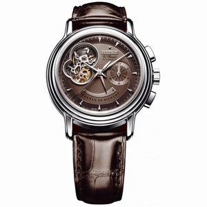 Zenith Chronomaster Brown Dial Leather Strap Automatic Power Reserve Men's Watch 030240402175C496