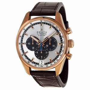 Zenith El Primero Automatic Chronograph 18 kt Rose Gold Men's Watch 18.2040.400/01.C494
