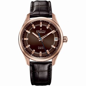 Zenith El Primero Espada Brown Dial Brown Leather Men's Watch 18.2170.4650/75.C713