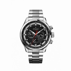Zenith El Primero Grey Dial Chronograph Stainless Steel Automatic Men's Watch 03228040091M2280