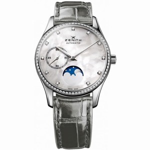 Zenith Heritage Mooonphase Automatic White Dial Ladies Watch 16.2310.692/81.C706
