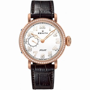 Zenith Pilot Automatic White Dial Ladies Watch 22.1930.681/31.C725