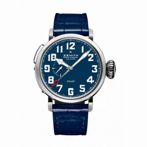Zenith Pilot GMT Blue Dial Titanium Automatic Men's Watch 95243069351C751