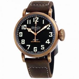 Zenith Pilot Montre D'aeronef Type 20 Black Dial Automatic Men's Watch 29.2430.679/21.C753