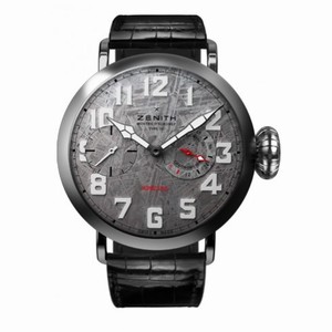 Zenith Pilot Type 20 Tribute to Louis Bleriot Sapphire and 18K White Gold Men's Watch 042421501117C714